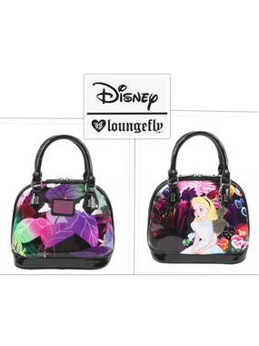 RARE Ltd Edition Alice In Wonderland Loungefly Disney Top Handle Dome Bag